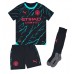 Billige Manchester City Erling Haaland #9 Børnetøj Tredjetrøje til baby 2023-24 Kortærmet (+ korte bukser)